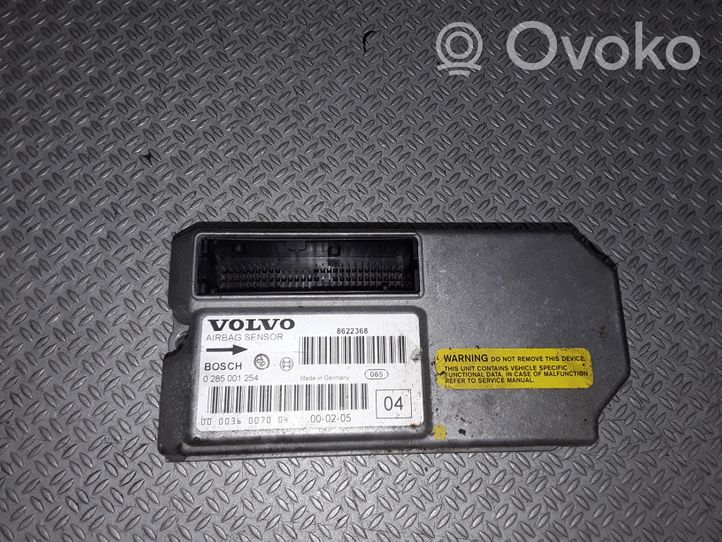 Volvo S80 Module de contrôle airbag 0285001254