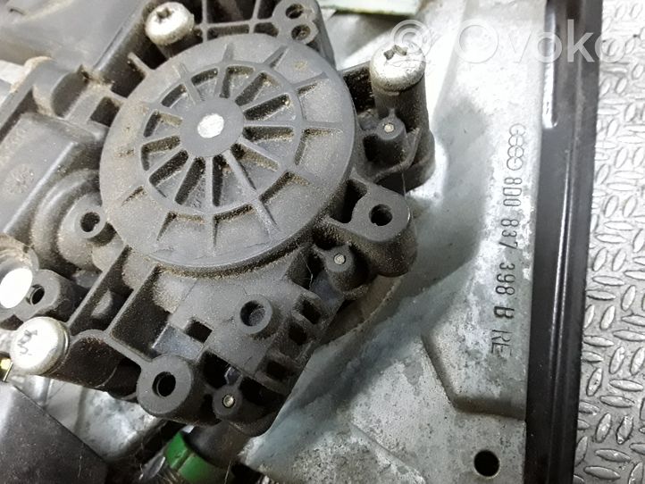 Audi A4 S4 B5 8D Mécanisme de lève-vitre avec moteur 8D0837398B