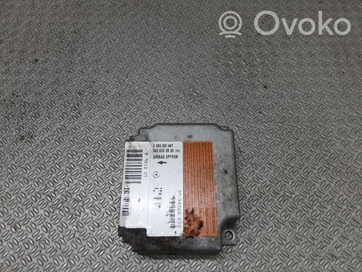 Mercedes-Benz Vaneo W414 Turvatyynyn ohjainlaite/moduuli 0285001467