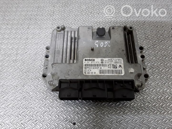 Citroen C3 Picasso Sterownik / Moduł ECU 0281013872