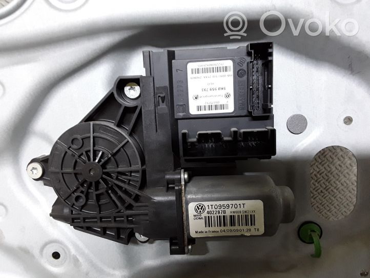 Volkswagen Caddy Elektryczny podnośnik szyby drzwi przednich 1T0837755