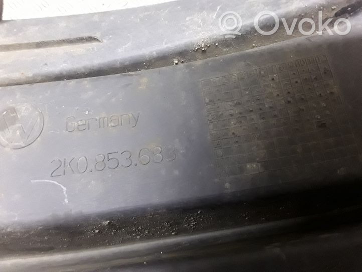 Volkswagen Caddy Etupuskurin alempi jäähdytinsäleikkö 2K0853683