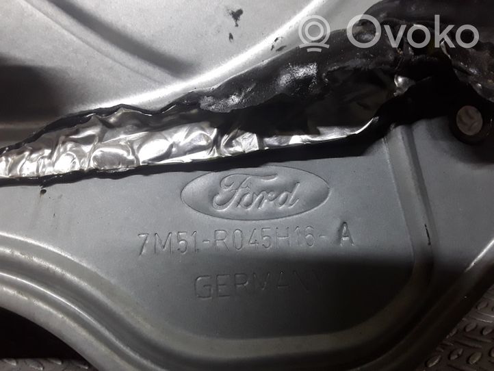 Ford C-MAX I Mechanizm podnoszenia szyby przedniej bez silnika 7M51R045H16A