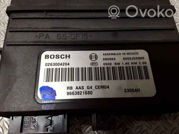 Citroen C4 Grand Picasso Parking PDC control unit/module 9663821680