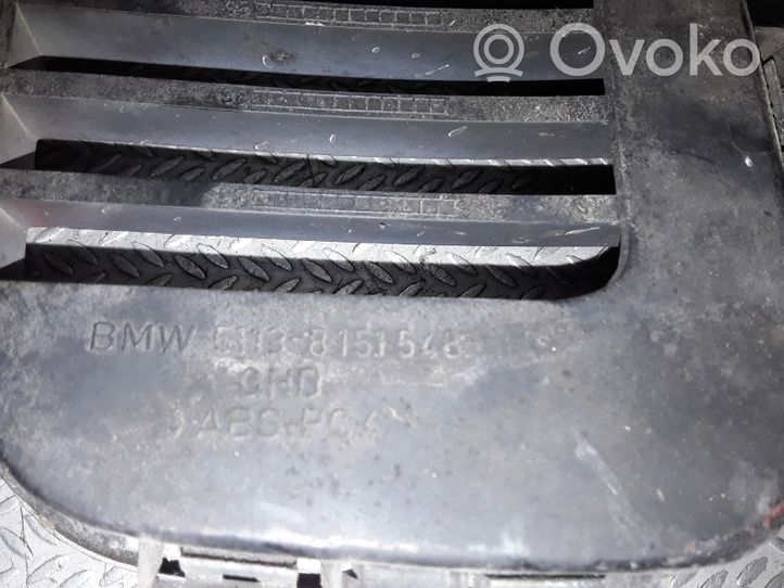 BMW 3 E36 Grille calandre supérieure de pare-chocs avant 51138151548