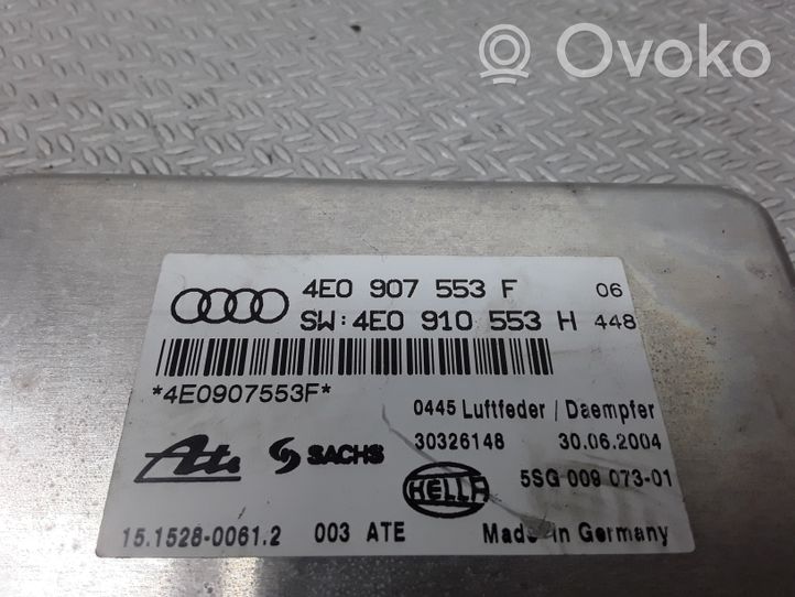 Audi A8 S8 D3 4E Module de commande suspension 4E0907553F