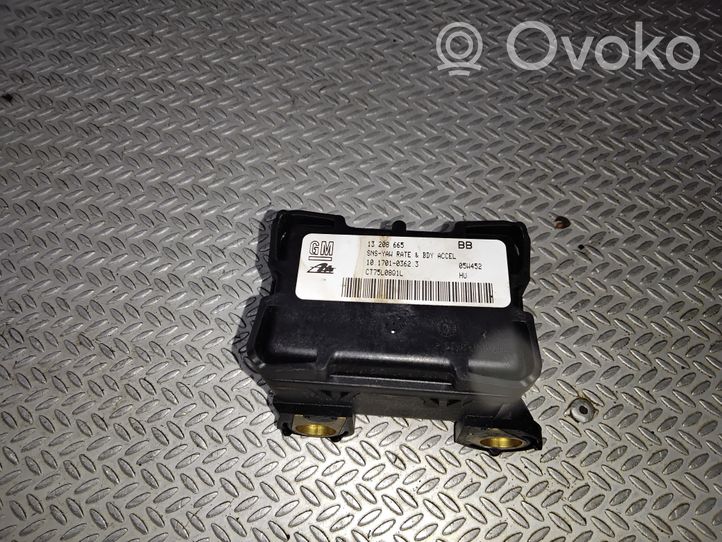 Opel Zafira B Capteur de vitesse de lacet d'accélération ESP 13208665