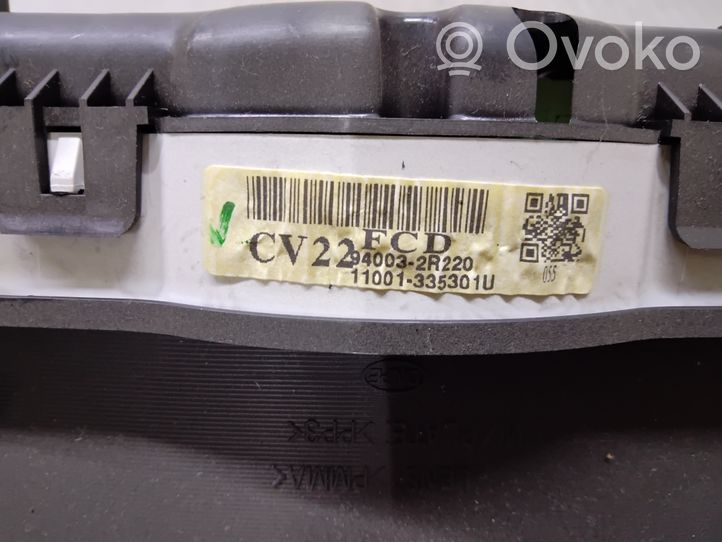 Hyundai i30 Tachimetro (quadro strumenti) 940032R220