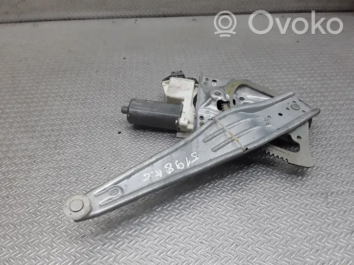 Toyota Avensis T250 Rear door window regulator with motor 6984005100