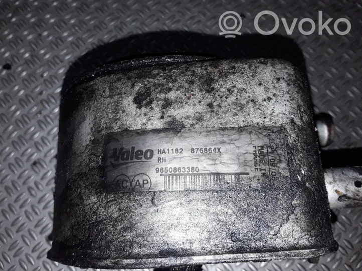 Citroen C5 Supporto di montaggio del filtro dell’olio 9650863380