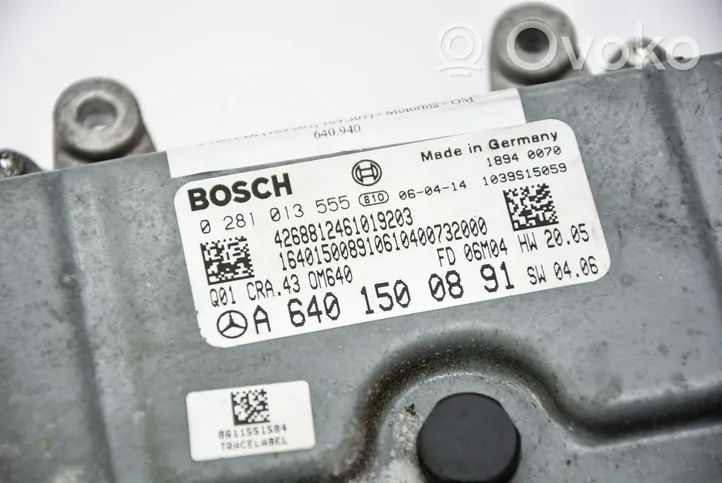 Mercedes-Benz A W169 Komputer / Sterownik ECU silnika A6401500891