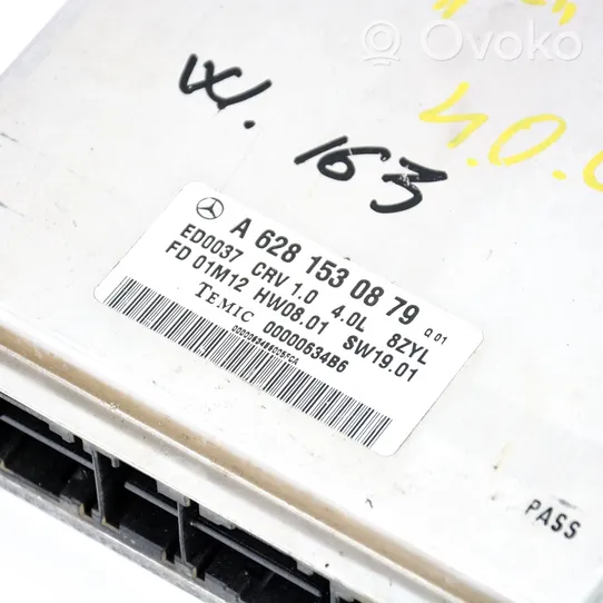 Mercedes-Benz ML W163 Komputer / Sterownik ECU i komplet kluczy A6281530879