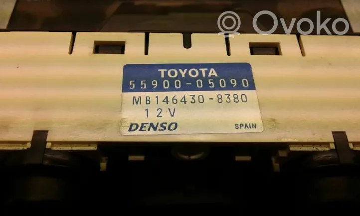 Toyota Avensis T220 Centralina del climatizzatore 5590005090