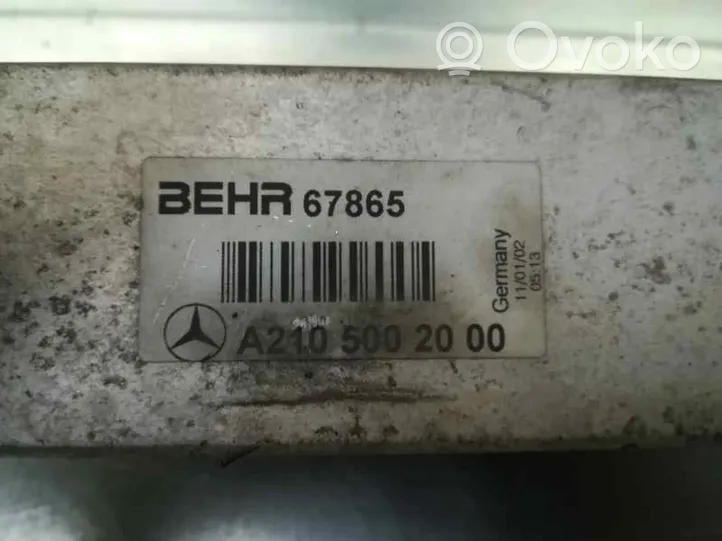 Mercedes-Benz E W212 Refroidisseur intermédiaire 2105002000
