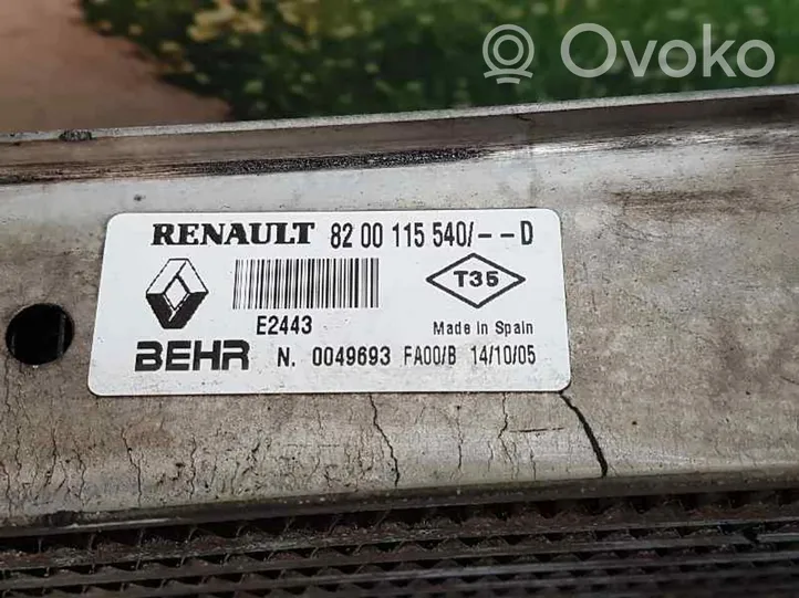 Renault Megane II Refroidisseur intermédiaire 8200115540D