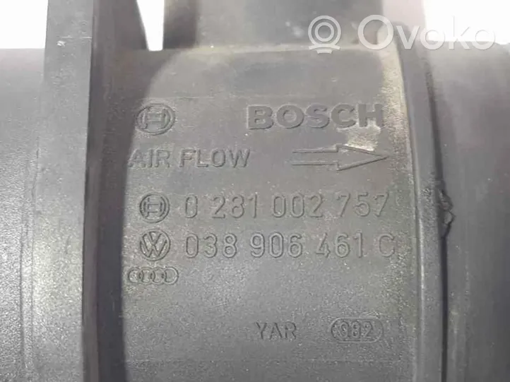 Volkswagen Bora Débitmètre d'air massique 038906461C