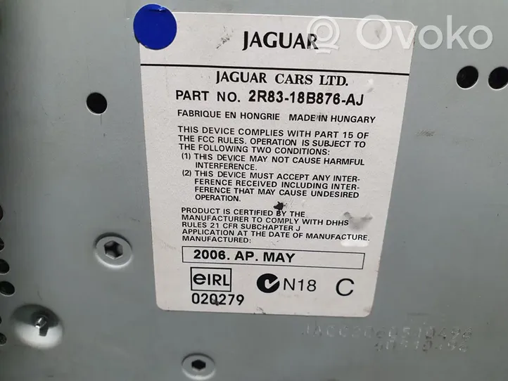 Jaguar S-Type Radio/CD/DVD/GPS-pääyksikkö 2R8318B876AJ