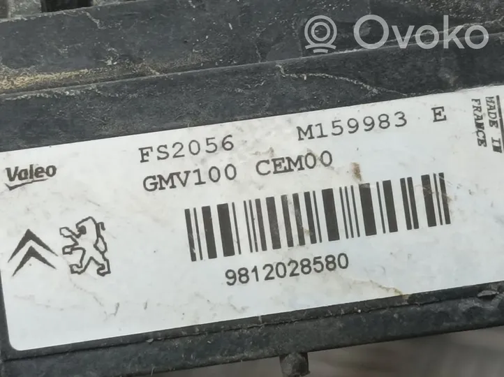 Citroen C-Elysée Jäähdyttimen jäähdytinpuhallin 9812028580