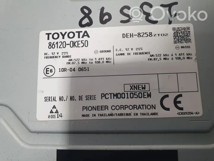 Toyota Hilux (AN10, AN20, AN30) Unità principale autoradio/CD/DVD/GPS 861200KE50