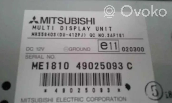 Mitsubishi Montero Unité principale radio / CD / DVD / GPS 