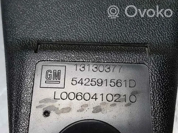 Opel Meriva A Klamra przedniego pasa bezpieczeństwa 13130377