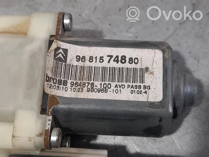 Citroen C4 II Motorino alzacristalli della portiera anteriore 9681574880