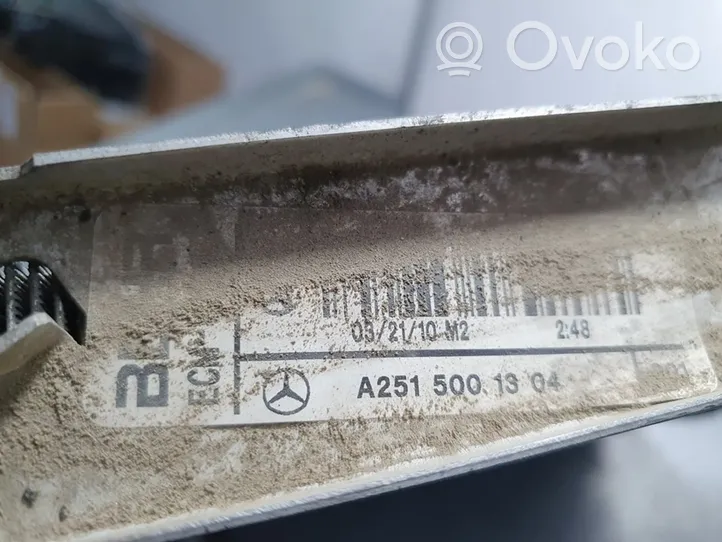 Mercedes-Benz ML W164 Jäähdyttimen lauhdutin A2515001304