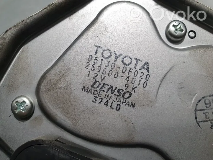 Toyota Corolla Verso AR10 Moteur d'essuie-glace arrière 851300F020