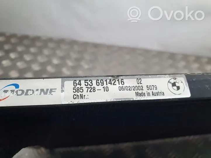 BMW X5 E53 Radiateur condenseur de climatisation 6914216