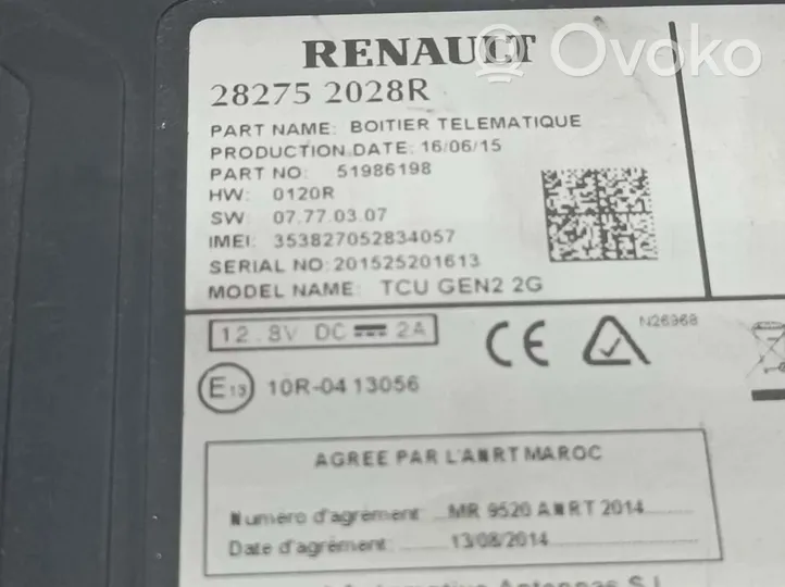 Renault Kadjar Autres unités de commande / modules 282752028R