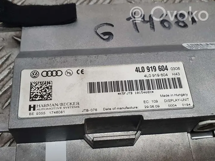 Audi A6 Allroad C6 Panel / Radioodtwarzacz CD/DVD/GPS 4L0919604