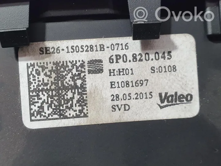 Seat Ibiza IV (6J,6P) Climate control unit 6P0820045