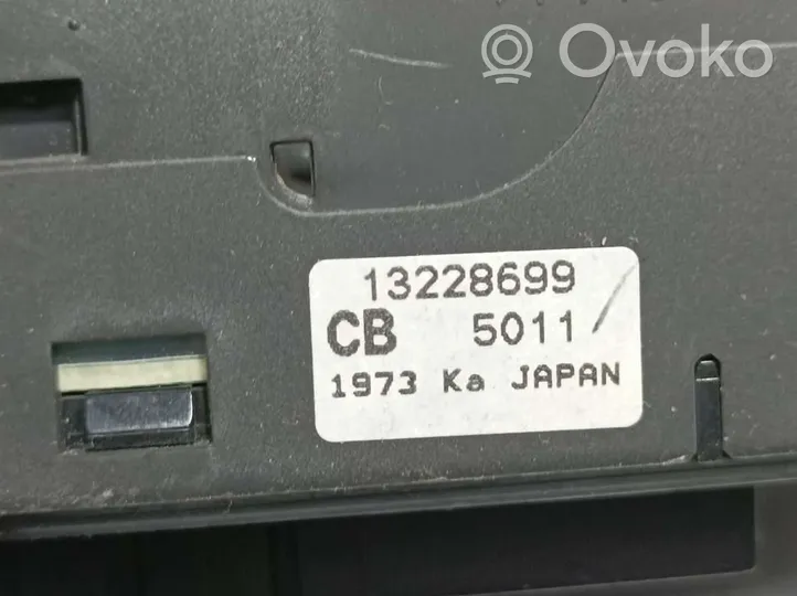 Opel Zafira B Interrupteur commade lève-vitre 13228699
