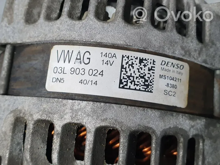 Volkswagen Tiguan Alternator 03L903024