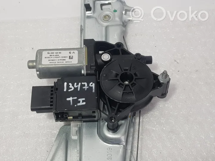 Citroen C3 Rear door window regulator with motor 9830478480