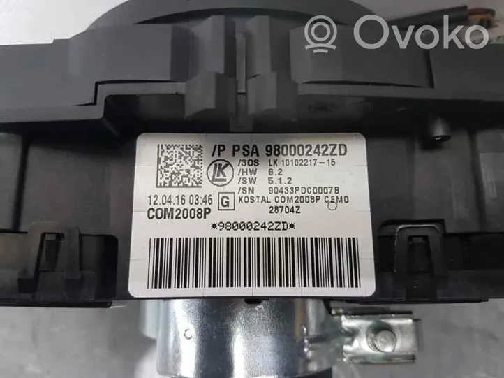 Citroen C4 II Leva/interruttore dell’indicatore di direzione e tergicristallo 98000242ZD