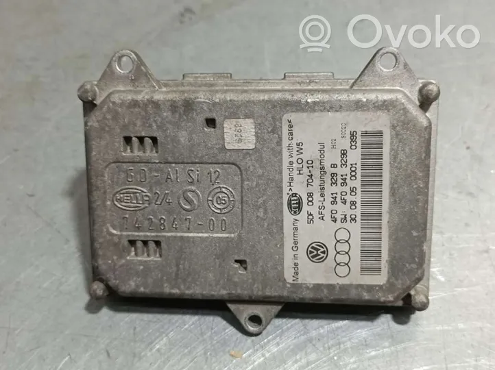 Audi A6 S6 C6 4F Sterownik / moduł świateł Xenon 4F0941329B