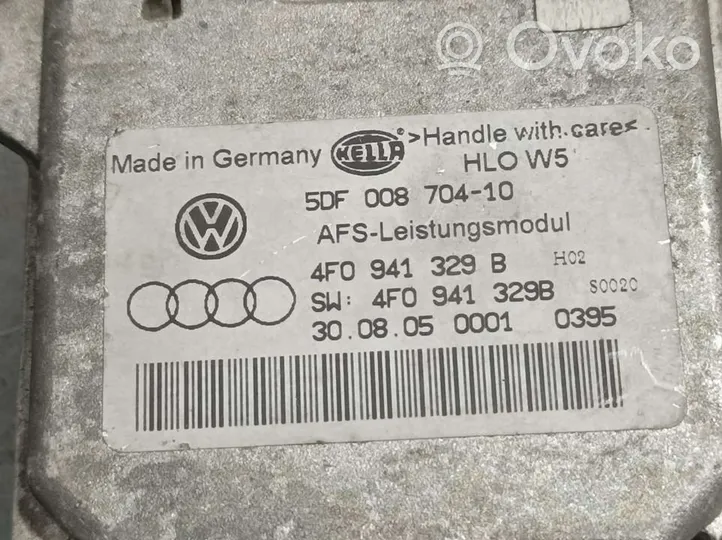 Audi A6 S6 C6 4F Xenon-valojen ohjainlaite/moduuli 4F0941329B