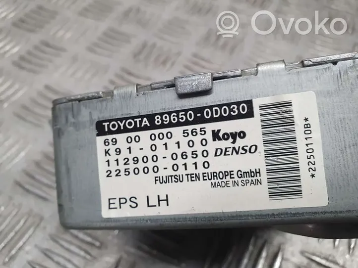 Toyota Yaris Muut ohjainlaitteet/moduulit 896500D030