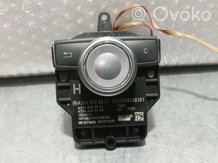 Mercedes-Benz C W204 Multifunctional control switch/knob A2048708851