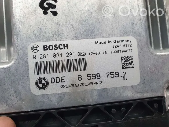 BMW 4 F36 Gran coupe Calculateur moteur ECU 859875901
