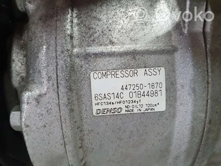Mercedes-Benz GLA W156 Ilmastointilaitteen kompressorin pumppu (A/C) 4472501670