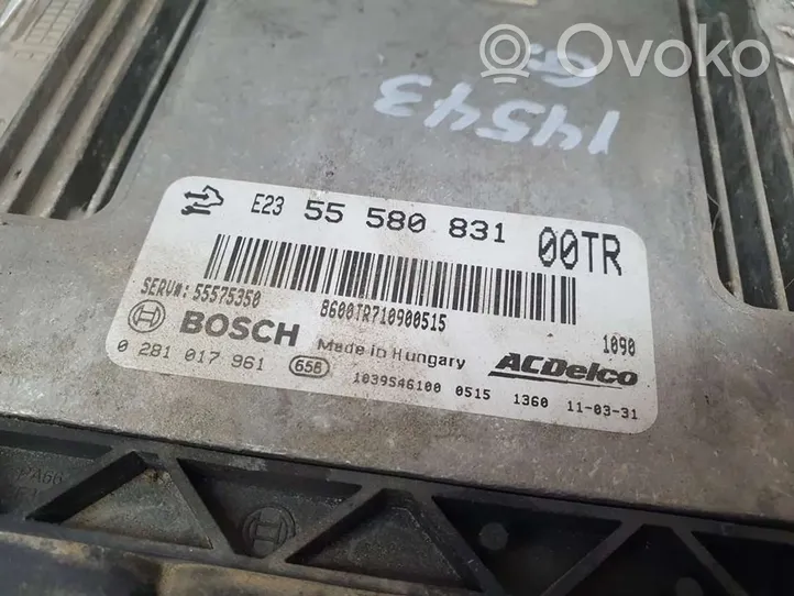 Opel Corsa D Engine control unit/module 55580831