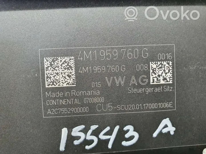 Audi Q7 4M Kiti valdymo blokai/ moduliai 4M1959760G
