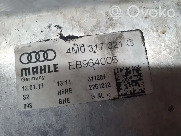 Audi Q7 4M Refroidisseur d'huile de boîte de vitesses 4M0317021G