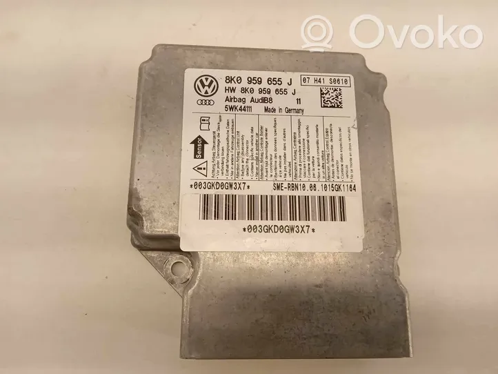 Audi A4 S4 B8 8K Oro pagalvių valdymo blokas 8K0959655J