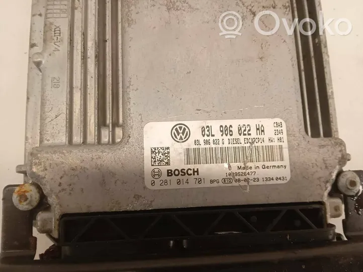 Volkswagen Tiguan Variklio valdymo blokas 03L906022HA