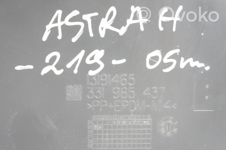Opel Astra H Element deski rozdzielczej / dół 13191465
