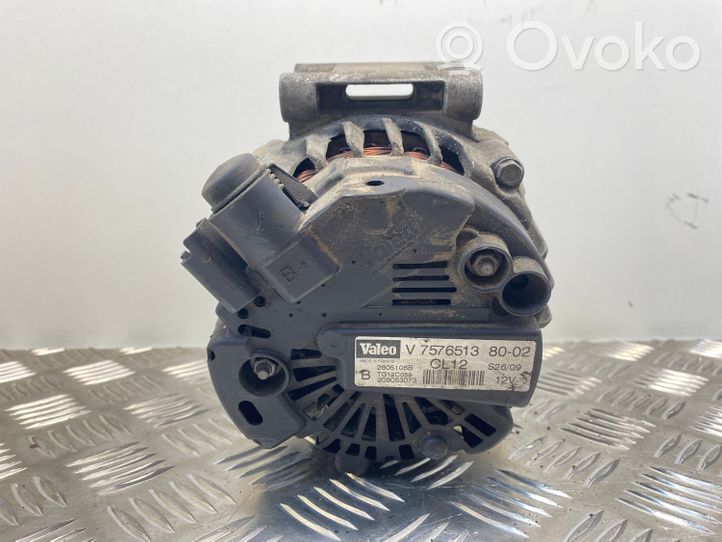 Peugeot 308 Generatore/alternatore 7576513