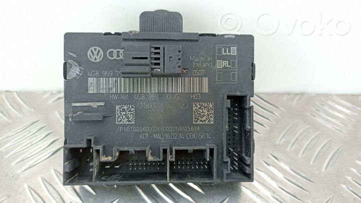 Audi RS7 C7 Oven ohjainlaite/moduuli 4G8959792G